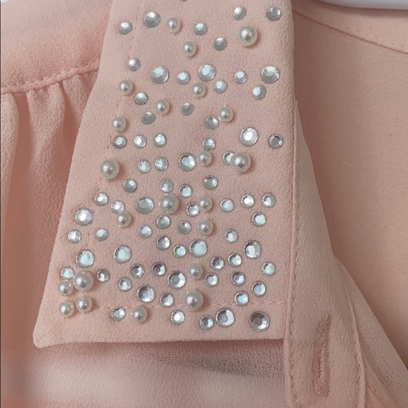 Abercrombie Sheer Blush Shirt - Picture 3 of 4